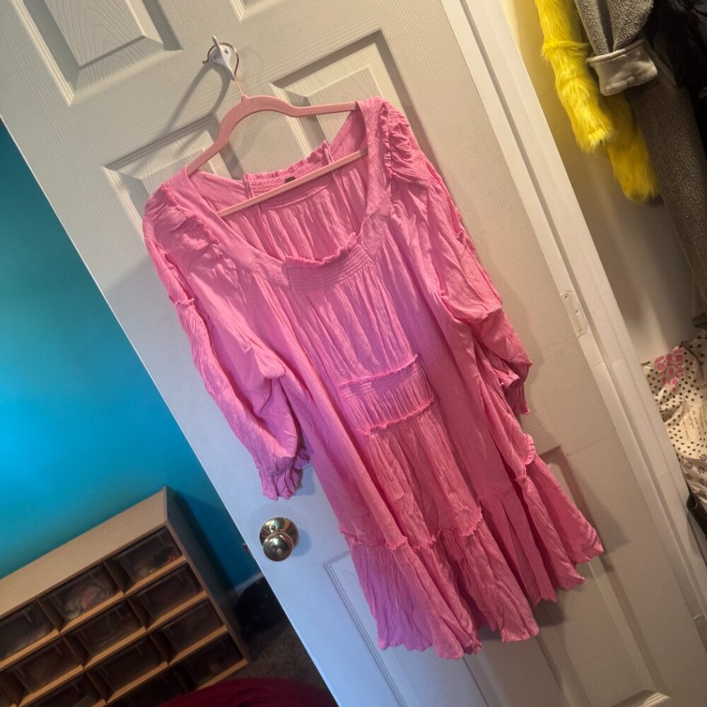 Free People See Ya There mini dress ~ L - Picture 3 of 4